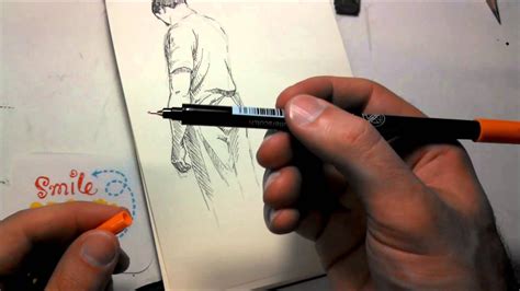 How to draw- From Pencil to Pen to Brush Marker PLUS Drawing Tips - YouTube