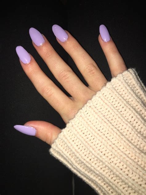 Pin by Hope Holloway on Nails | Lilac nails, Purple acrylic nails, Purple nails