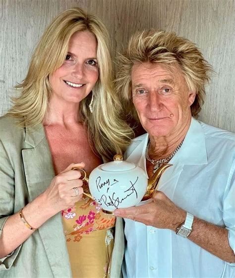 Rod Stewart's wife Penny Lancaster shares distressing photo after pet falls sick | Celebrity ...