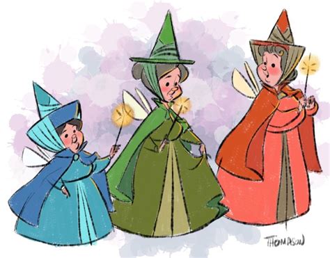 Flora, Fauna and Merryweather.