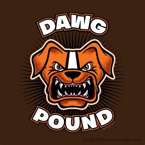 dawg pound. | Cleveland browns logo, Cleveland browns, Dog pounds