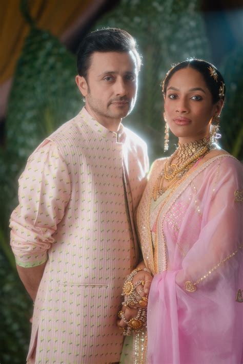 Exclusive: Masaba Gupta tied the knot with beau Satyadeep Misra wearing a barfi pink House of ...