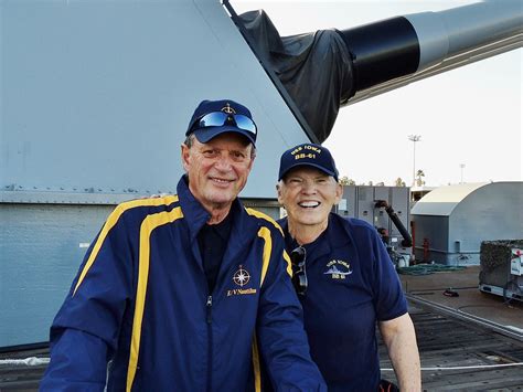 With Dr. Robert Ballard aboard Battleship IOWA | Battleship … | Flickr