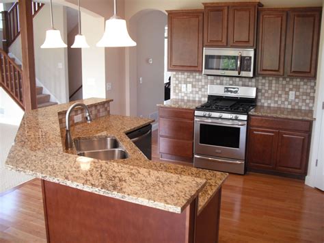 62 Charming kitchen island sink granite countertop backsplash Trend Of ...