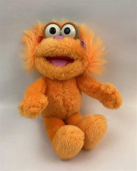 SESAME STREET ZOE Plush Orange Muppet Jim Henson by Kid Dimension 94 Vintage 14” $23.96 - PicClick