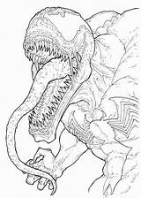 Venom Coloring Pages  Free Printable For Kids sketch template