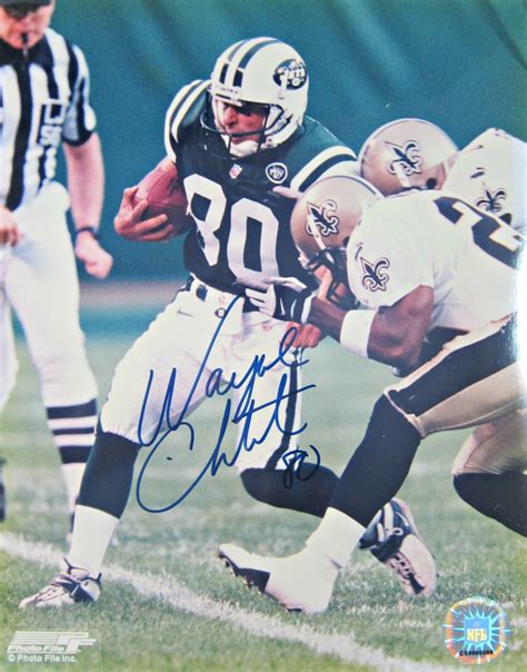 Wayne Chrebet Signed Photo - Memorabilia Center