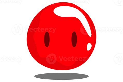 Red Slime Monster Cartoon With Transparent Background 24010832 PNG