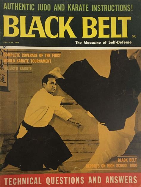 Black Belt Magazine Back Issues Year 1964 Archive