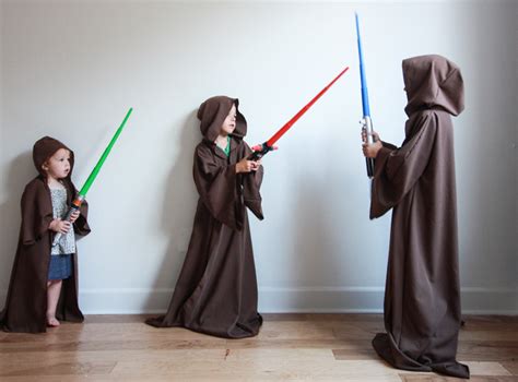 DIY Jedi Robe for Kids -- Perfect Star Wars Costume