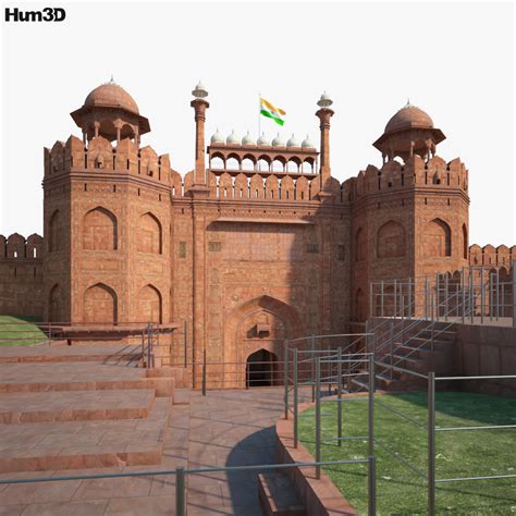 Red Fort 3D model - Architecture on Hum3D