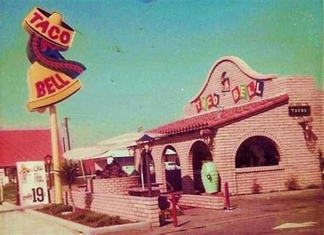 Storefronts from back in the day. | Taco bell, The good old days, Memories