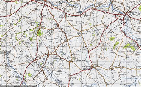 Historic Ordnance Survey Map of Carterton, 1946