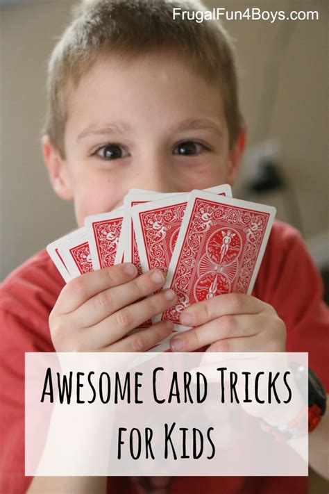 Three Awesome Card Tricks for Kids - Frugal Fun For Boys and Girls