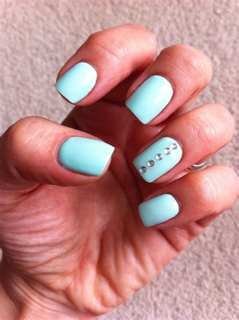 Cool mint nails for spring | Mint nails, Spring acrylic nails, Nails