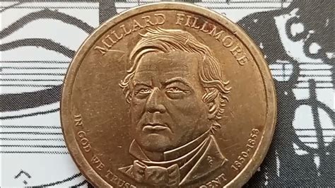 Commemorative presidential 1 dollar Coin 1850-1853 Millard Fillmore 🇺🇸 ...