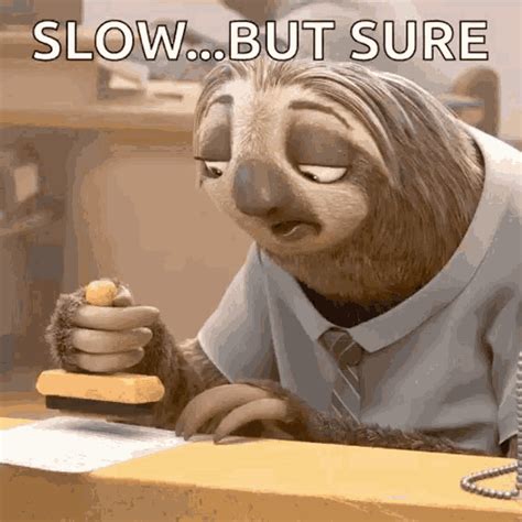 Sloth Slow GIF - Sloth Slow But Sure - Discover & Share GIFs