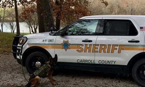 Carroll County Sheriff's Office Introduces New K-9, A Littermate To Carroll PD K-9, Eudoris