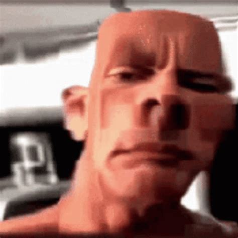 The Rock Eyebrow Raise Distorted Filtered GIF | GIFDB.com