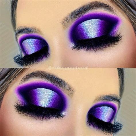 Purple Eye Makeup Look | Purple eye makeup, Eye makeup, Lilac eye makeup