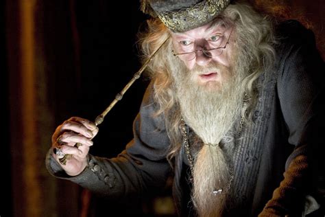 Dumbledore prepares to extract a memory — Harry Potter Fan Zone