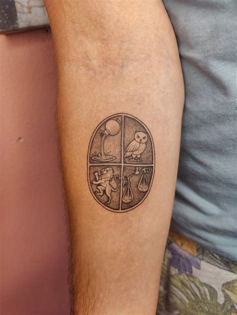 4 stoic virtues tattoo