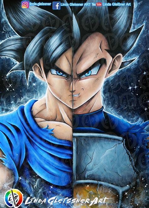 Goku und Vegeta fanart by LindaGleissner on DeviantArt