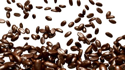 Stock Video Clip of Coffee beans falling down with slow motion | Shutterstock