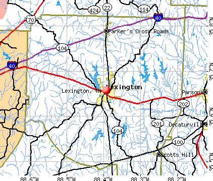 Lexington, Tennessee (TN 38388) profile: population, maps, real estate ...