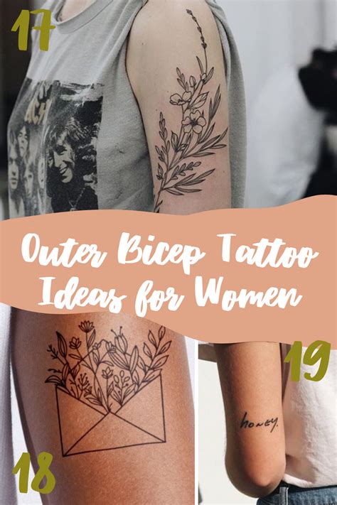 31 Bicep Tattoo Ideas for Women - TattooGlee | Bicep tattoo, Outer ...