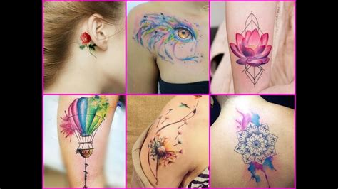 100 Best Watercolor Tattoo Ideas For Women - New Ideas - YouTube