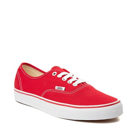 Vans Authentic Skate Shoe - Red | Journeys