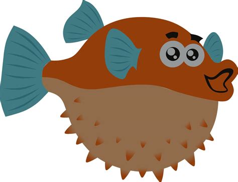 Puffer fish vector image 12067662 Vector Art at Vecteezy