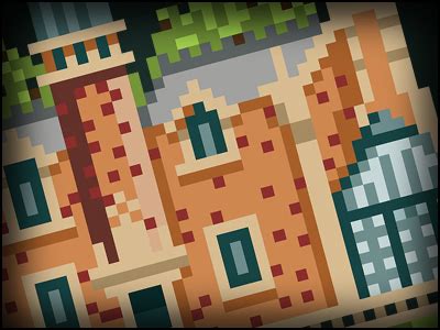 Haunted Mansion Pixels by Jeremy Harrington on Dribbble