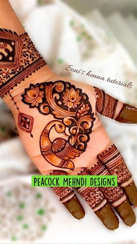 Peacock Mehndi Designs | Peacock mehndi designs, Peacock mehndi, Mehndi ...