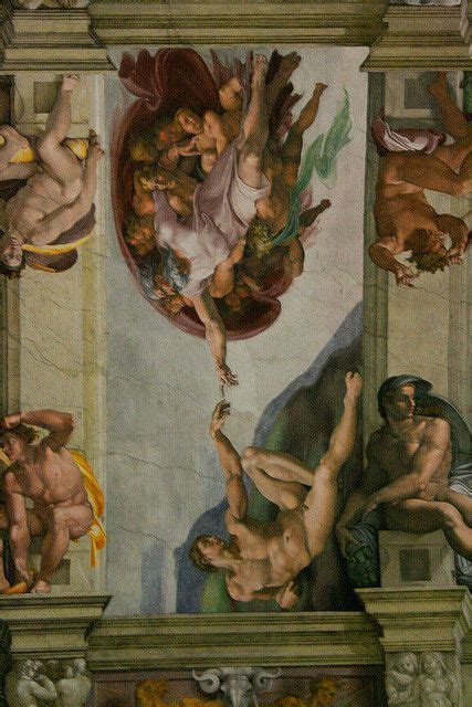 Sistine Chapel: Creation of Adam | Cappella sistina, Arte, Michelangelo