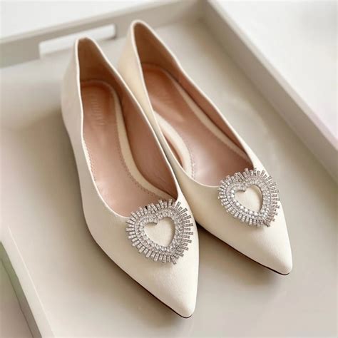 Introducir 113+ imagen flat wedding shoes - Abzlocal.mx