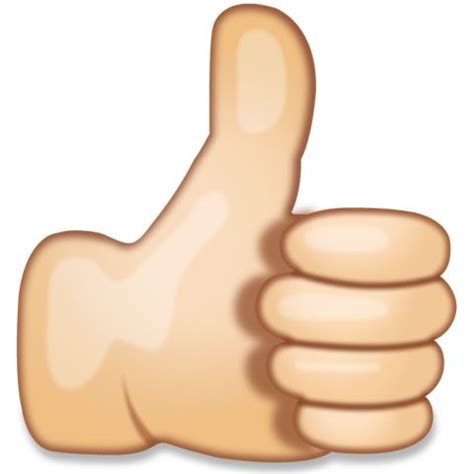 Thumbs Up Hand Sign Emoji | Thumbs up smiley, Laughing emoji, Emoji