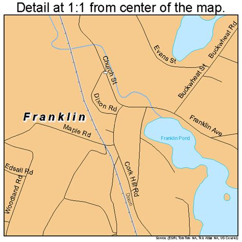 Franklin New Jersey Street Map 3424930