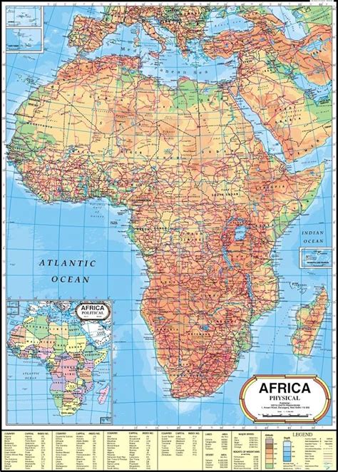 Africa Map With Capitals, Map Of African Countries, Africa, 49% OFF