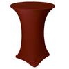 30 Inch Highboy Cocktail Round Stretch Spandex Table Cover Burgundy ...