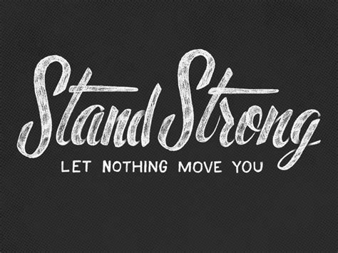 Stand Strong by Thomas Price on Dribbble