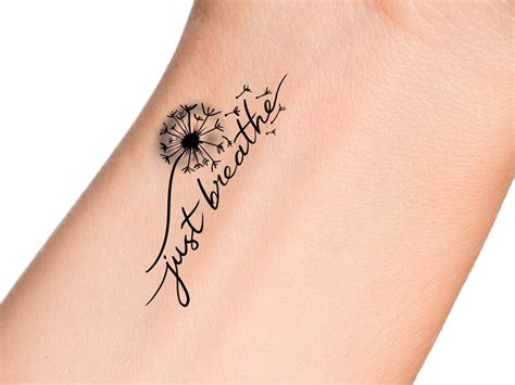 Discover more than 65 just breathe flower tattoo latest - in.cdgdbentre