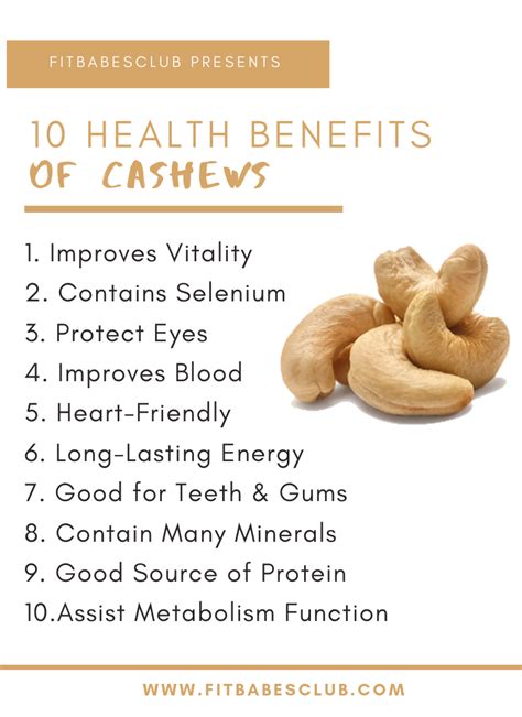 10 Health Benefits of Cashews | Cashews benefits, Health and nutrition ...