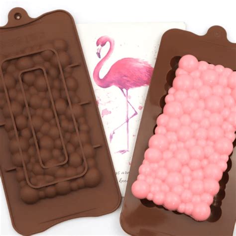 Bubble Silicon Chocolate Bar Mold – BakingToolBox.Com