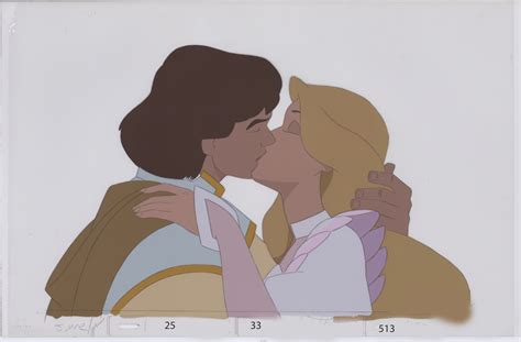 Art Cels Derek & Odette Kiss (Sequence 25-33) | Celluloid Art The Swan Princess