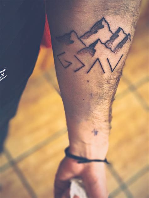 Tattoo mountains God is greater than the highs and lows | Trendy tattoos, Tattoos for guys ...