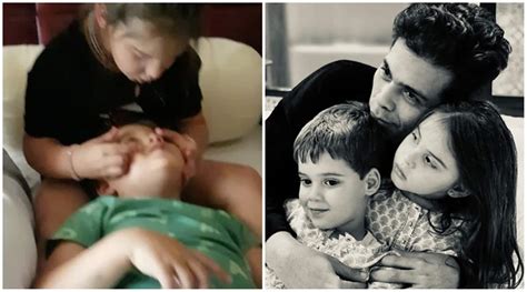 Karan Johar shares ‘protective sister’ side of daughter Roohi Johar ...