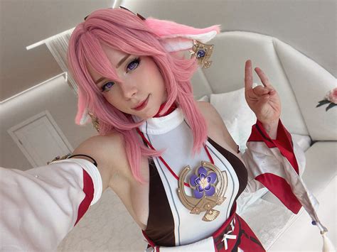 Yae Miko cosplay by me (SweetieFox) : r/YaeMiko