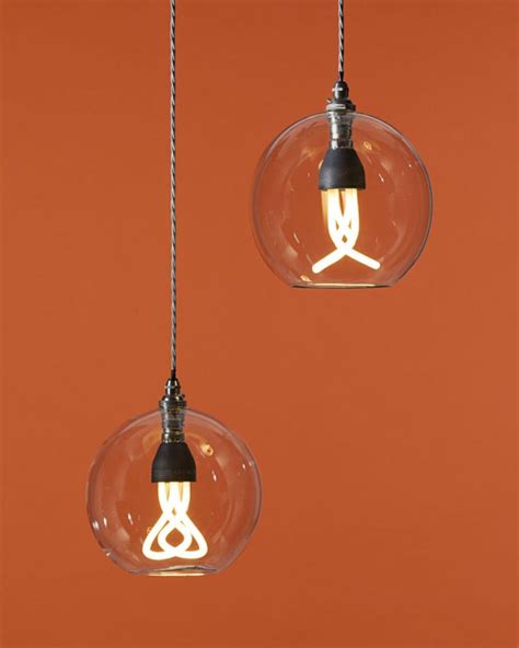 Vintage Raak Globe Glass Lamps